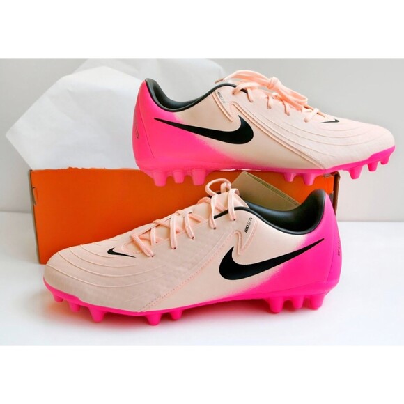 Nike Phantom GX 2 Academy FG/MG Mens Size 8.5 Crimson Tint Pink Black FD6723-800 - Picture 7 of 9